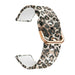 Correa reloj silicona 20mm -  universal (leopardo)