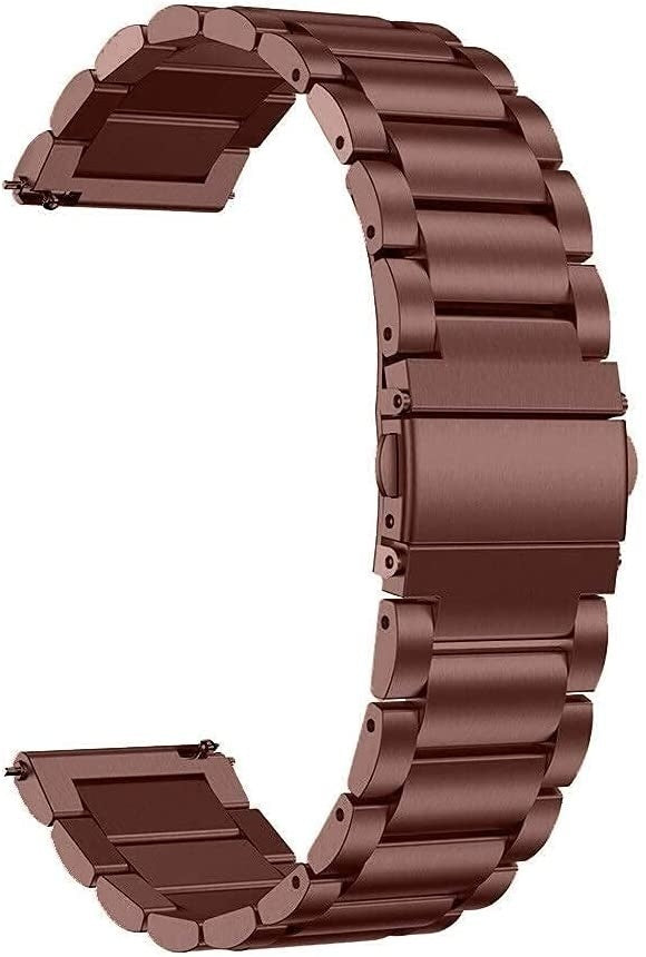 Correa acero Garmin Vivomove Luxe (marrón bronce)