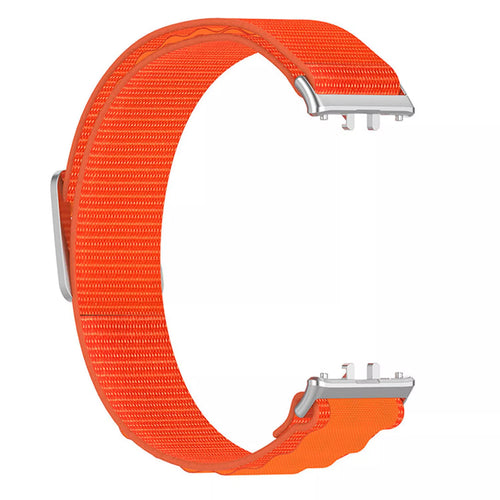 Alpine Nylon Strap, orange, without a watch, 3/4 front view