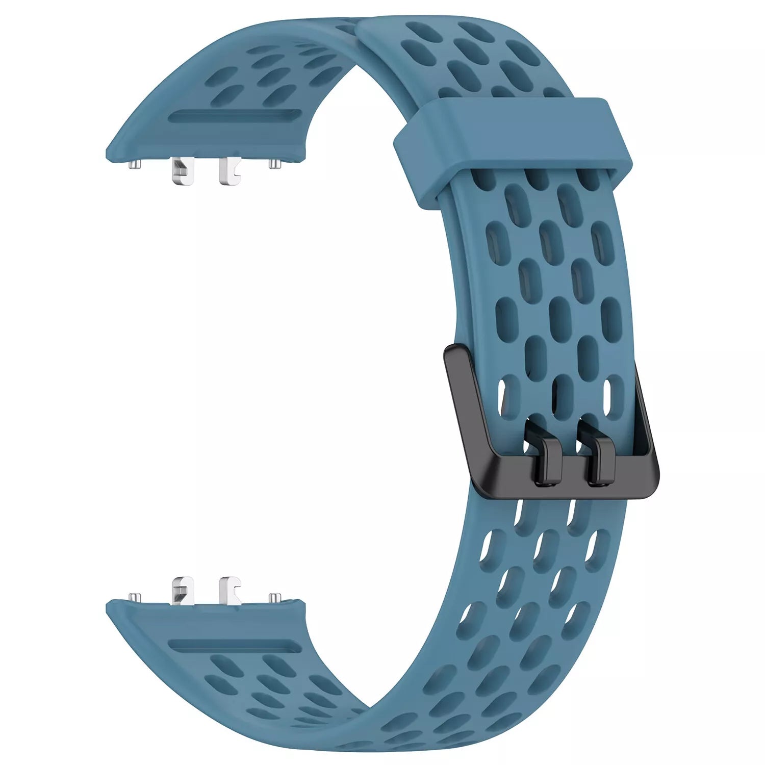 Correa silicona transpirable Samsung Galaxy Fit 3 (gris-azul)