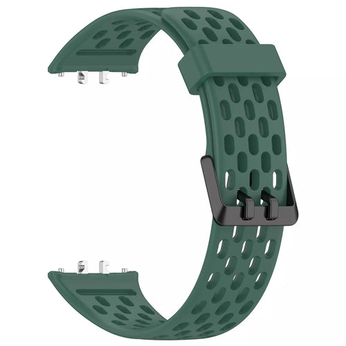 Correa silicona transpirable Samsung Galaxy Fit 3 (verde)