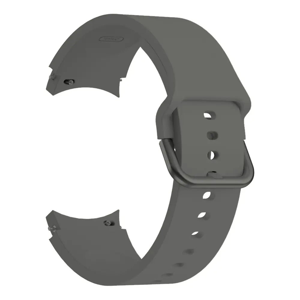 Samsung Galaxy Watch 7 - 40mm Buckled Silicone Strap (Dark Grey)