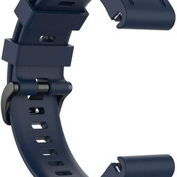 Silicone Strap, dark blue, without a watch, 3/4 front view