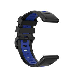 Correa deportiva con hebilla Garmin Instinct E - 40mm (negra/azul)