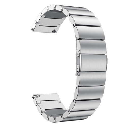 Premium Metal Strap, silver, without a watch, 3/4 front view