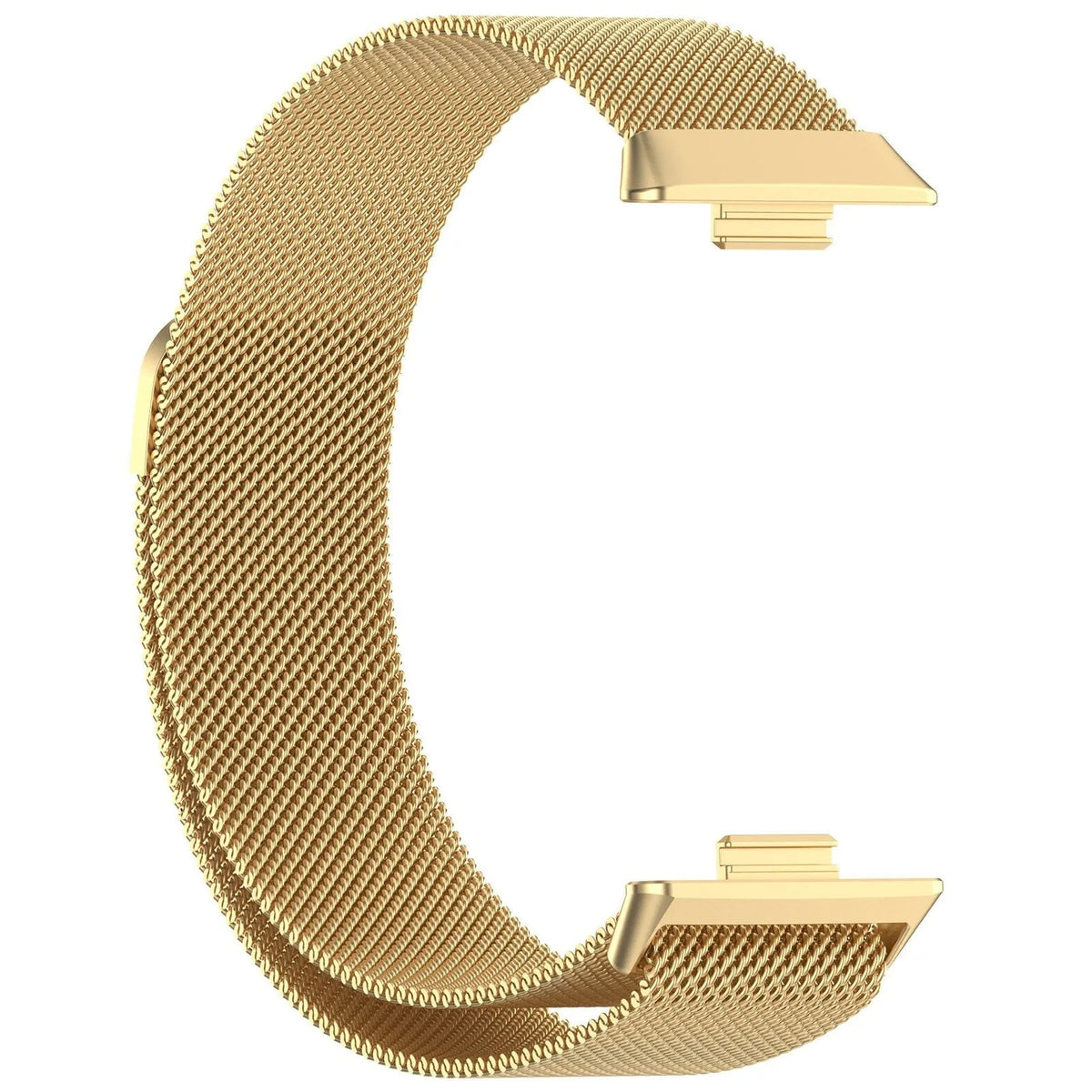 Milanese Strap, gold, without a watch, 3/4 front view