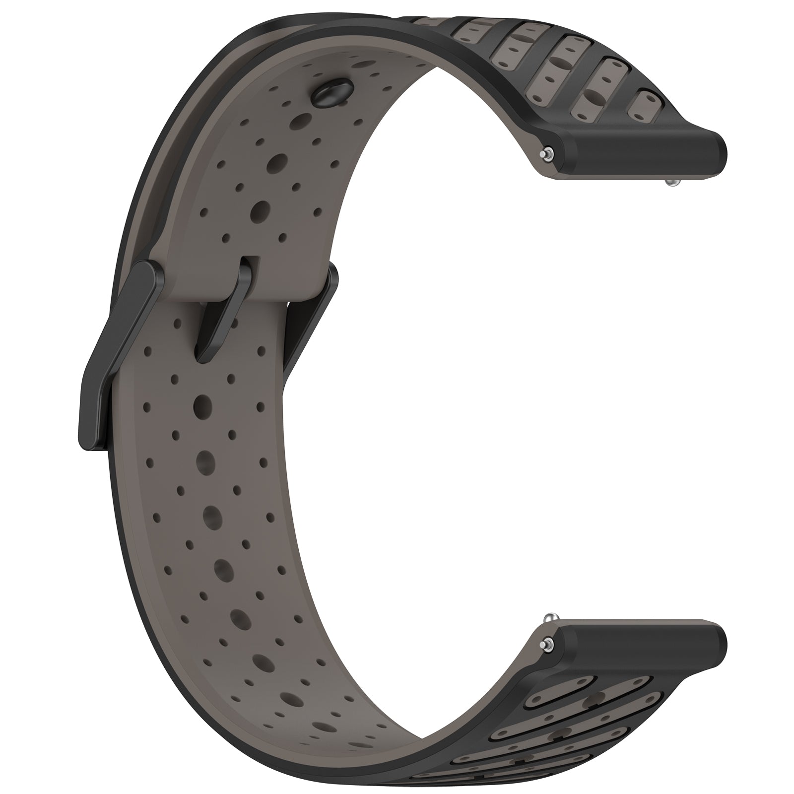 Amazfit Cheetah (Pro) Striped Silicone Strap (Grey)