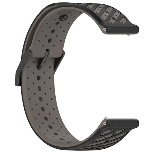 Oppo Watch X3 Striped Silicone Strap (Grey)