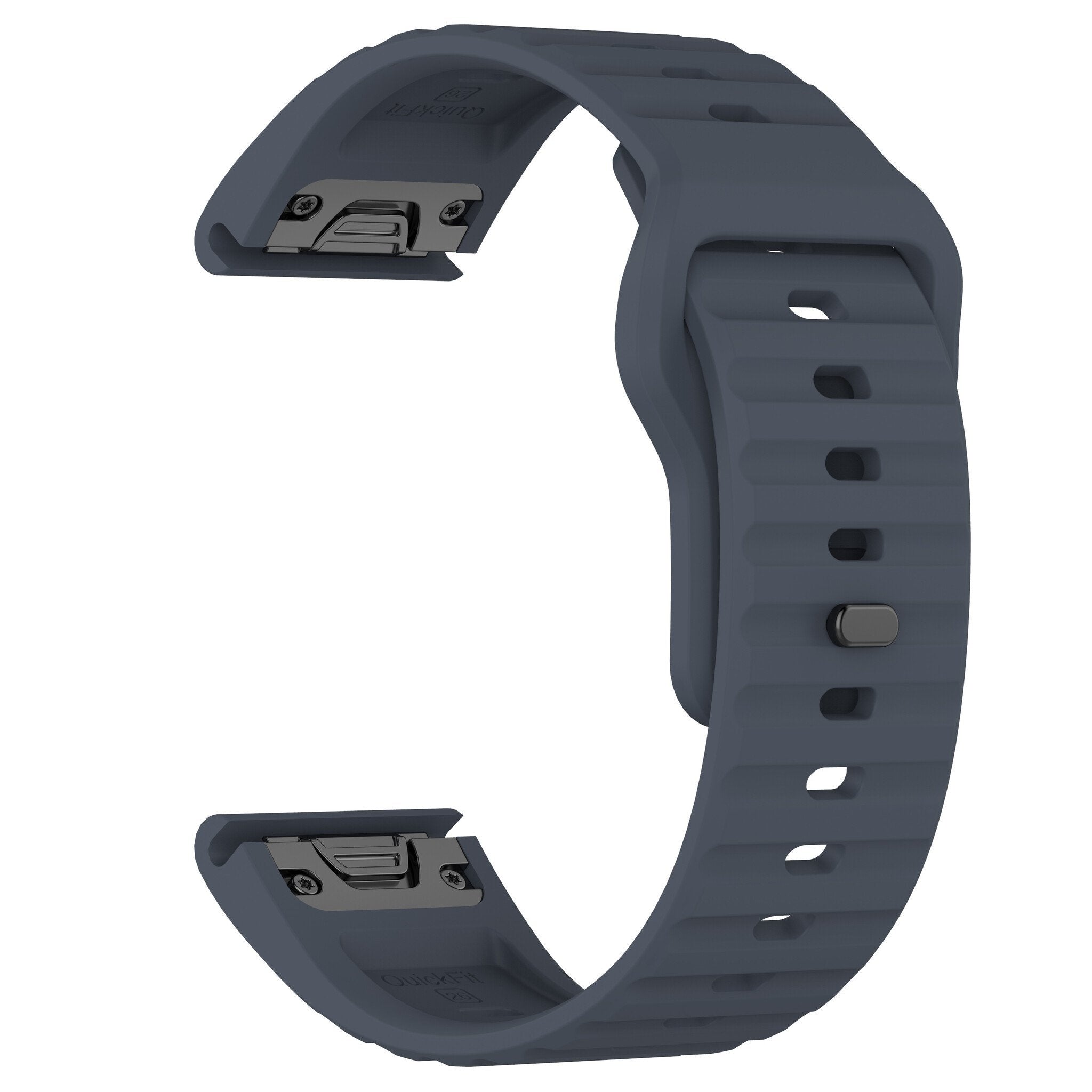 Correa silicona 'Outdoor' Garmin Forerunner 970 (gris/azul)