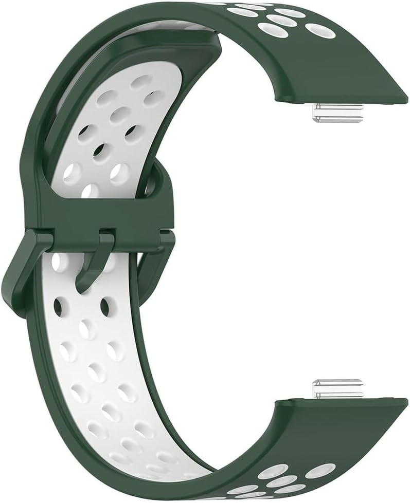 Correa deportiva Huawei Watch Fit 4 (verde/blanco)