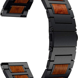 Huawei Watch GT 5 - 46mm Wooden/Steel Strap (Black)