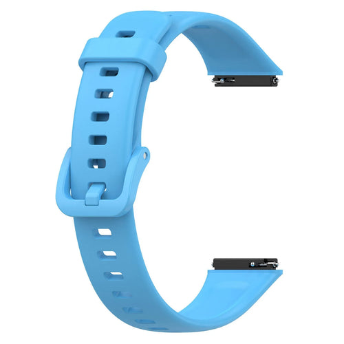 Silicone Strap, light blue, without a watch, 3/4 front view