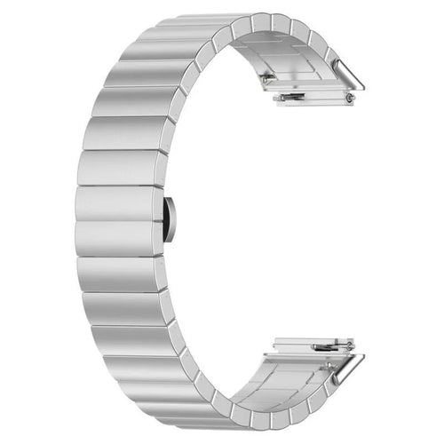 Metal Strap, silver, without a watch, 3/4 front view