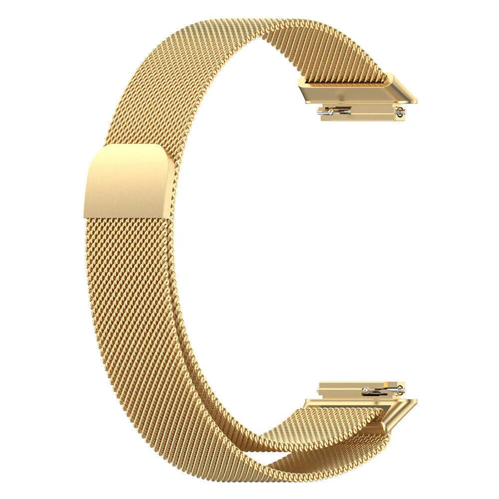 Milanese Strap, gold, without a watch, 3/4 front view