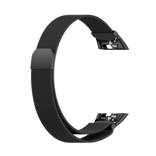 Milanese Strap, black, without a watch, 3/4 front view