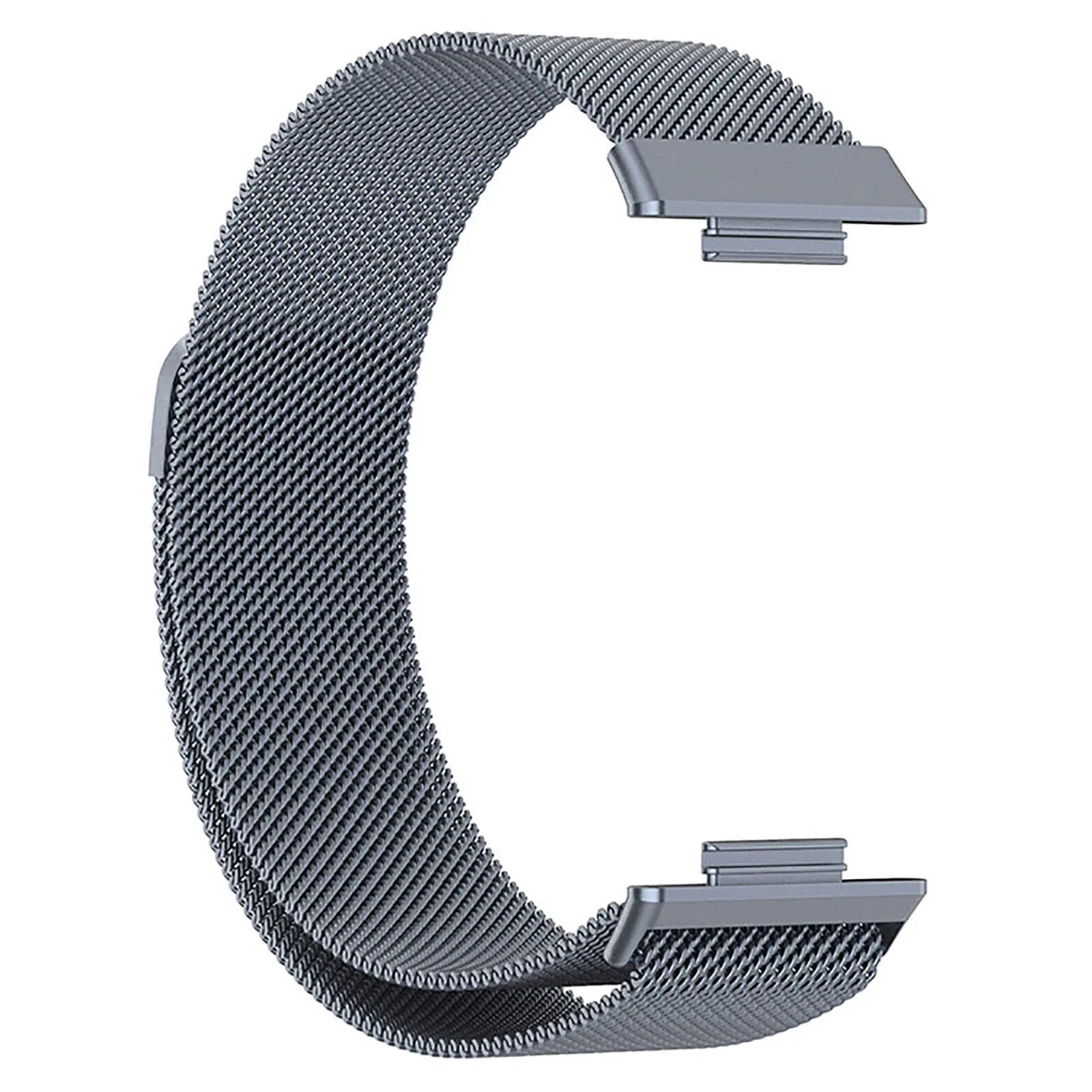 Milanese Strap, space grey, without a watch, 3/4 front view