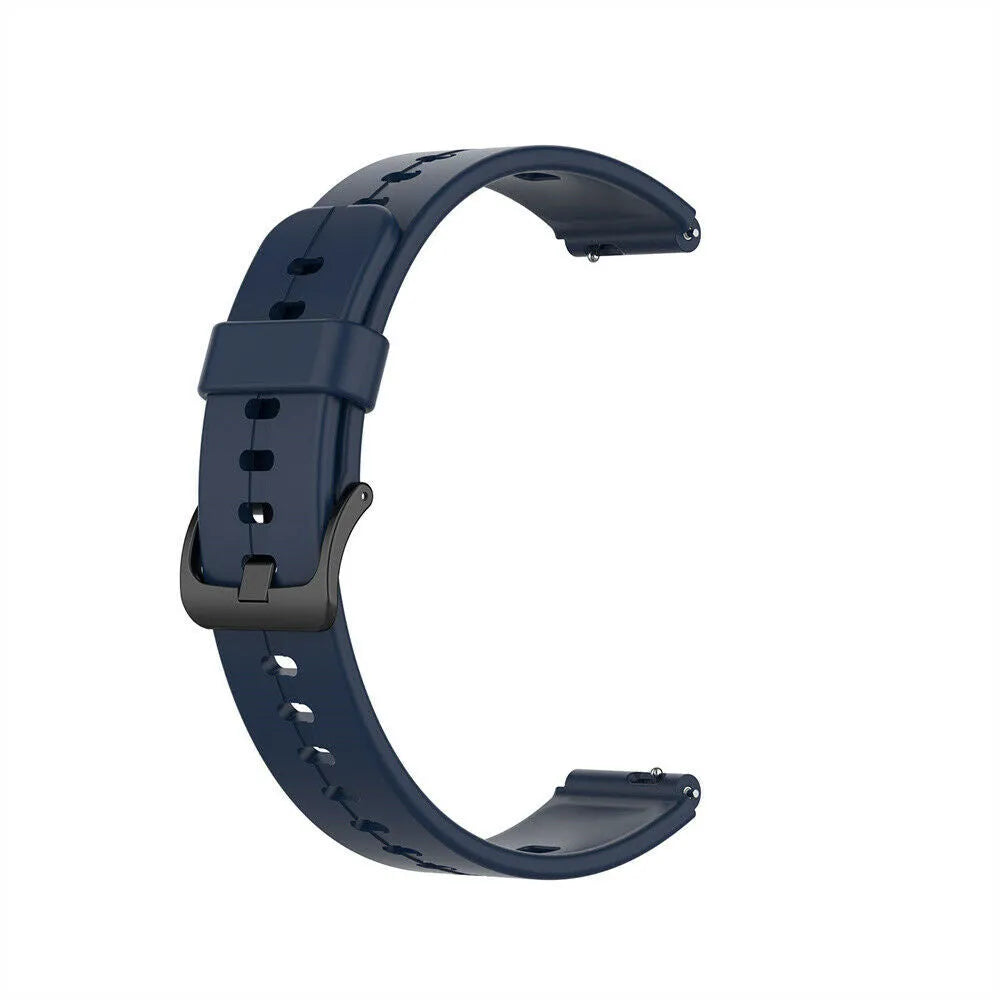 Silicone Strap, dark blue, without a watch, 3/4 front view