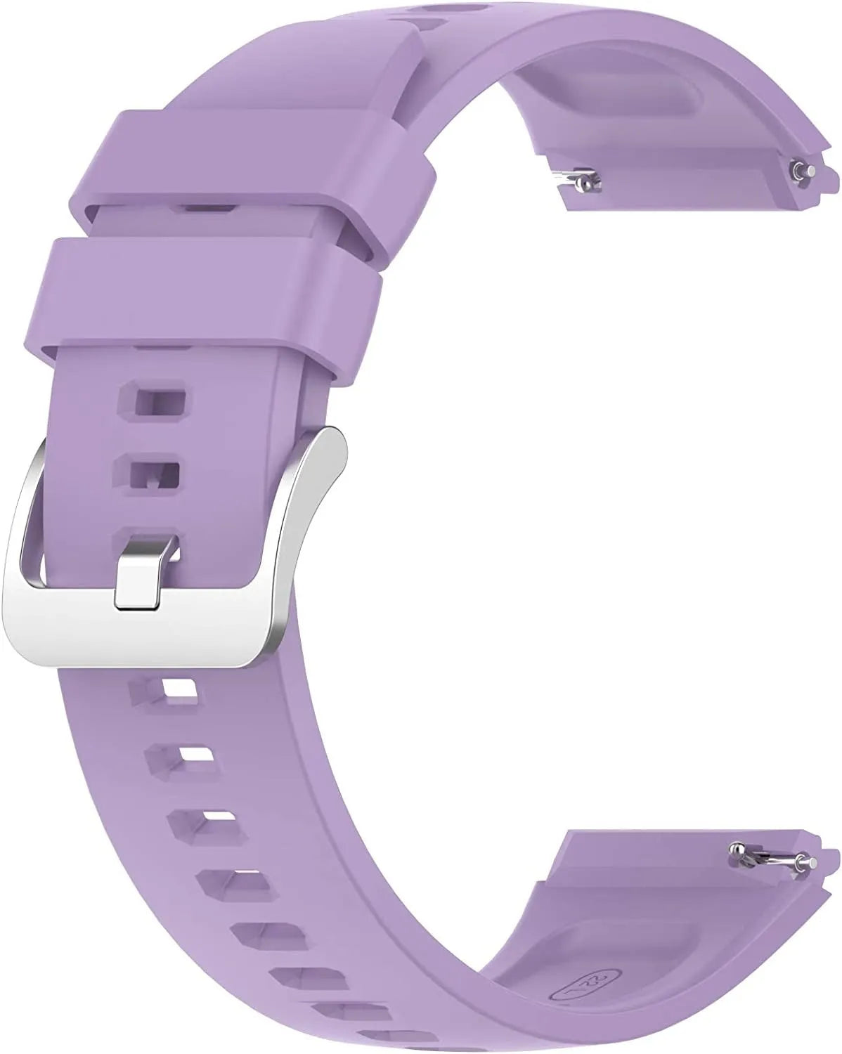 Silicone Strap, light purple, without a watch, 3/4 front view