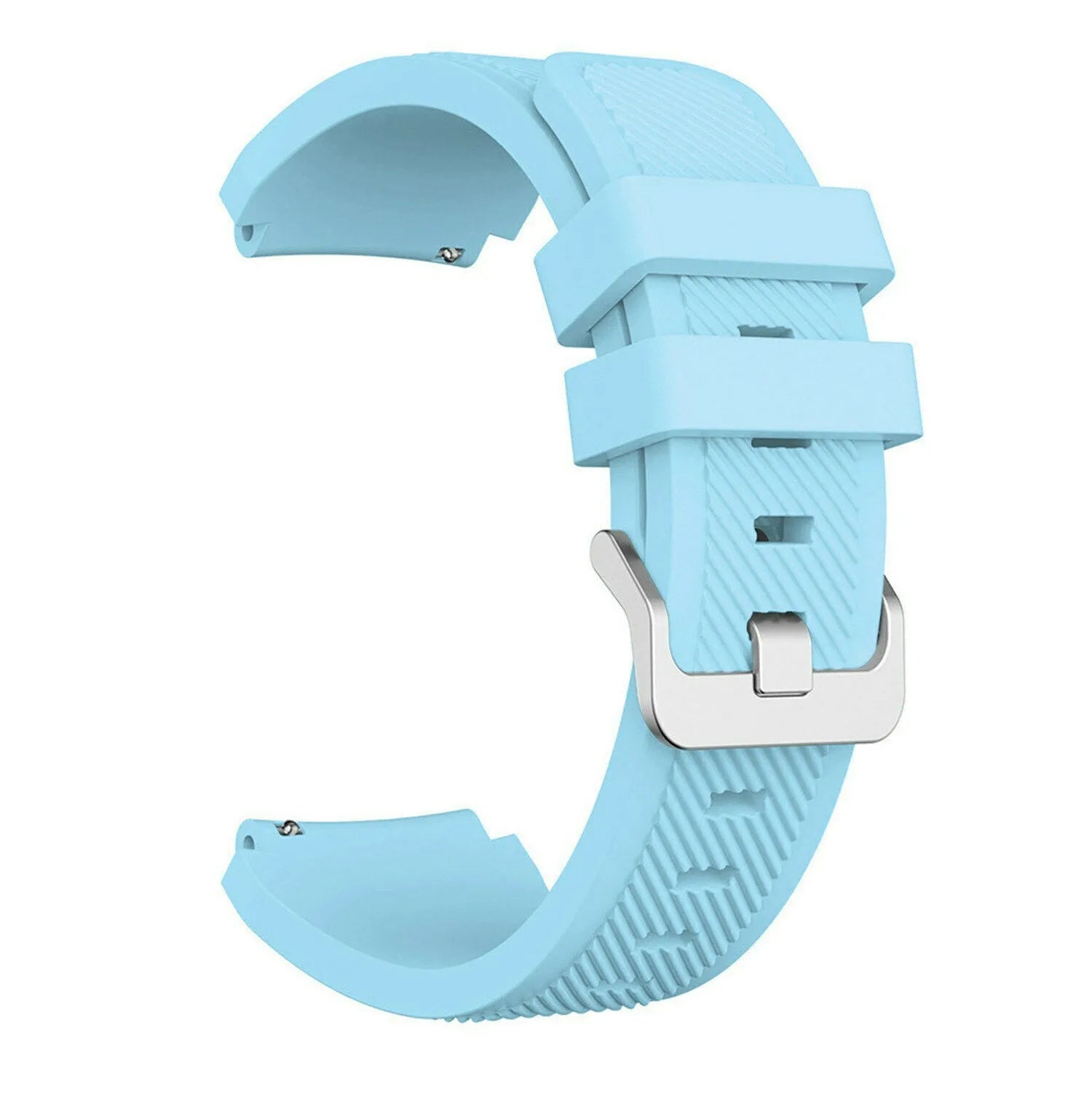 Twill Silicone Strap, without a watch, 3/4 front view