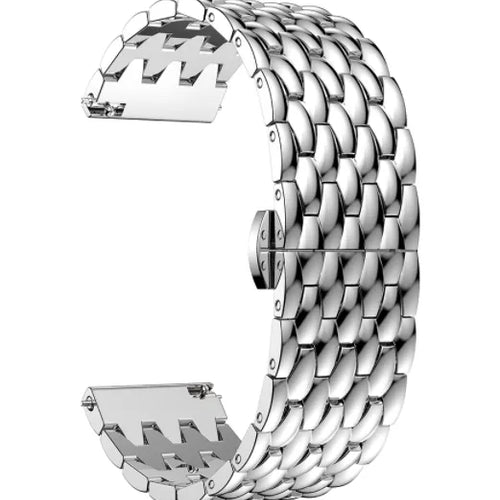 Steel Dragon Strap, silver, without a watch, 3/4 front view