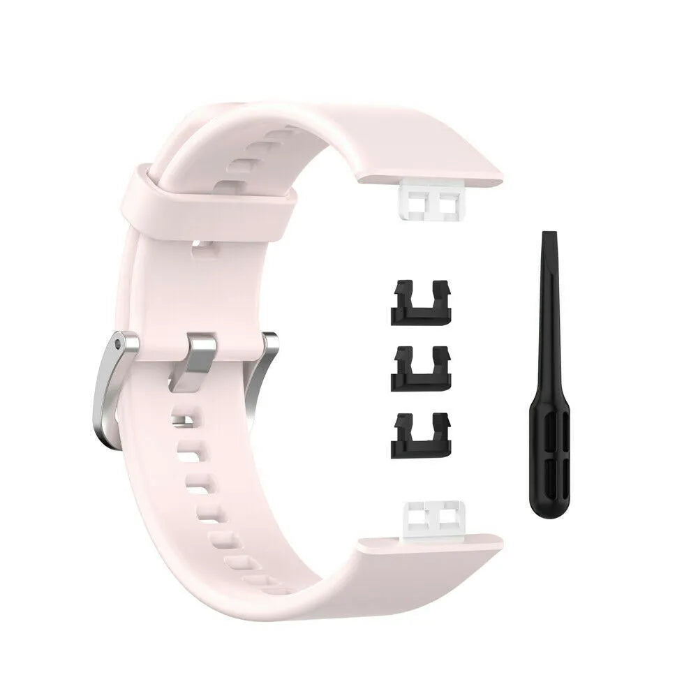Silicone Strap, light pink, without a watch, 3/4 front view