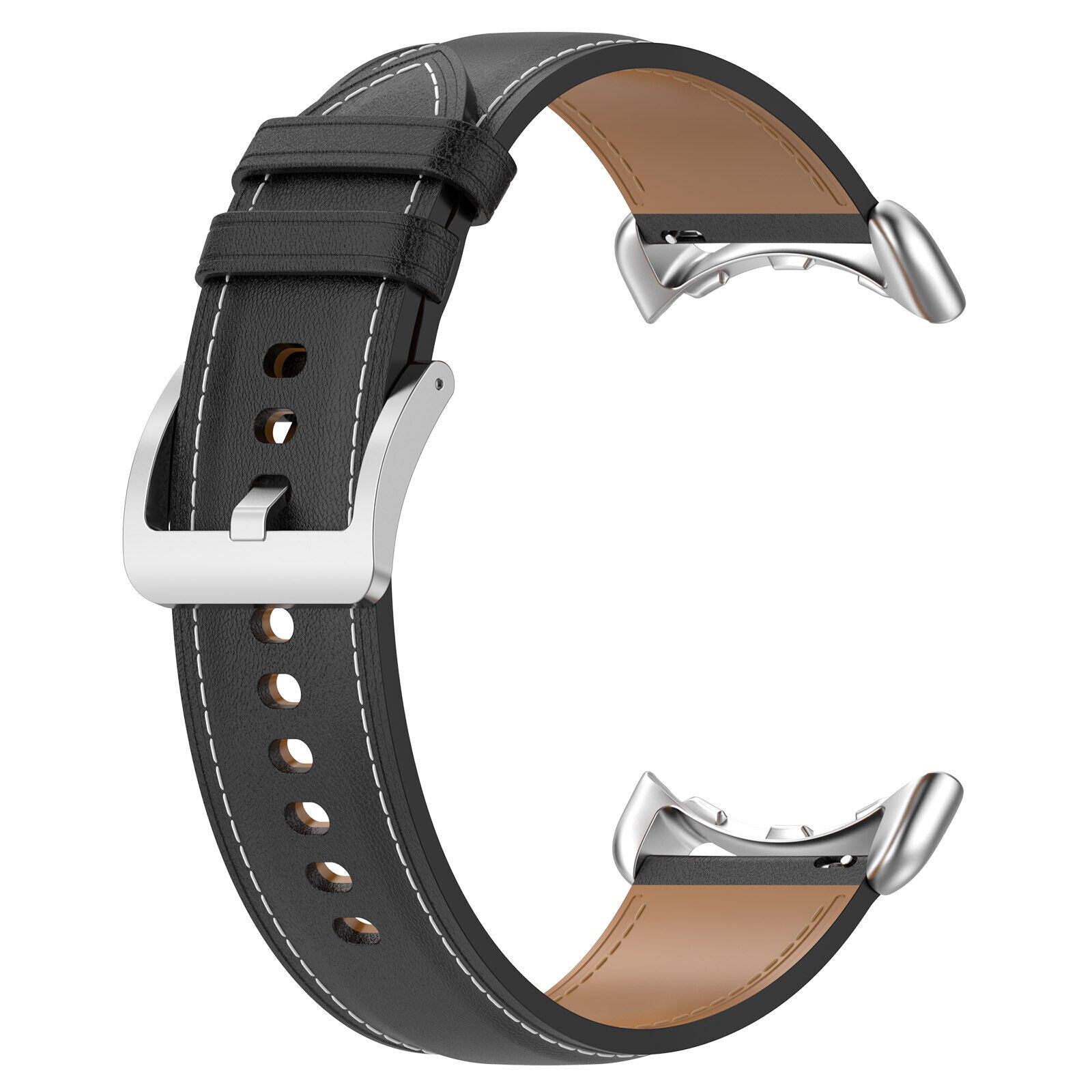 Correa cuero Google Pixel Watch 4 - 41mm (negro)