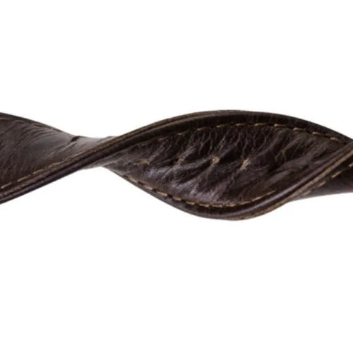 Leather Strap, dark brown, without a watch, 3/4 front view
