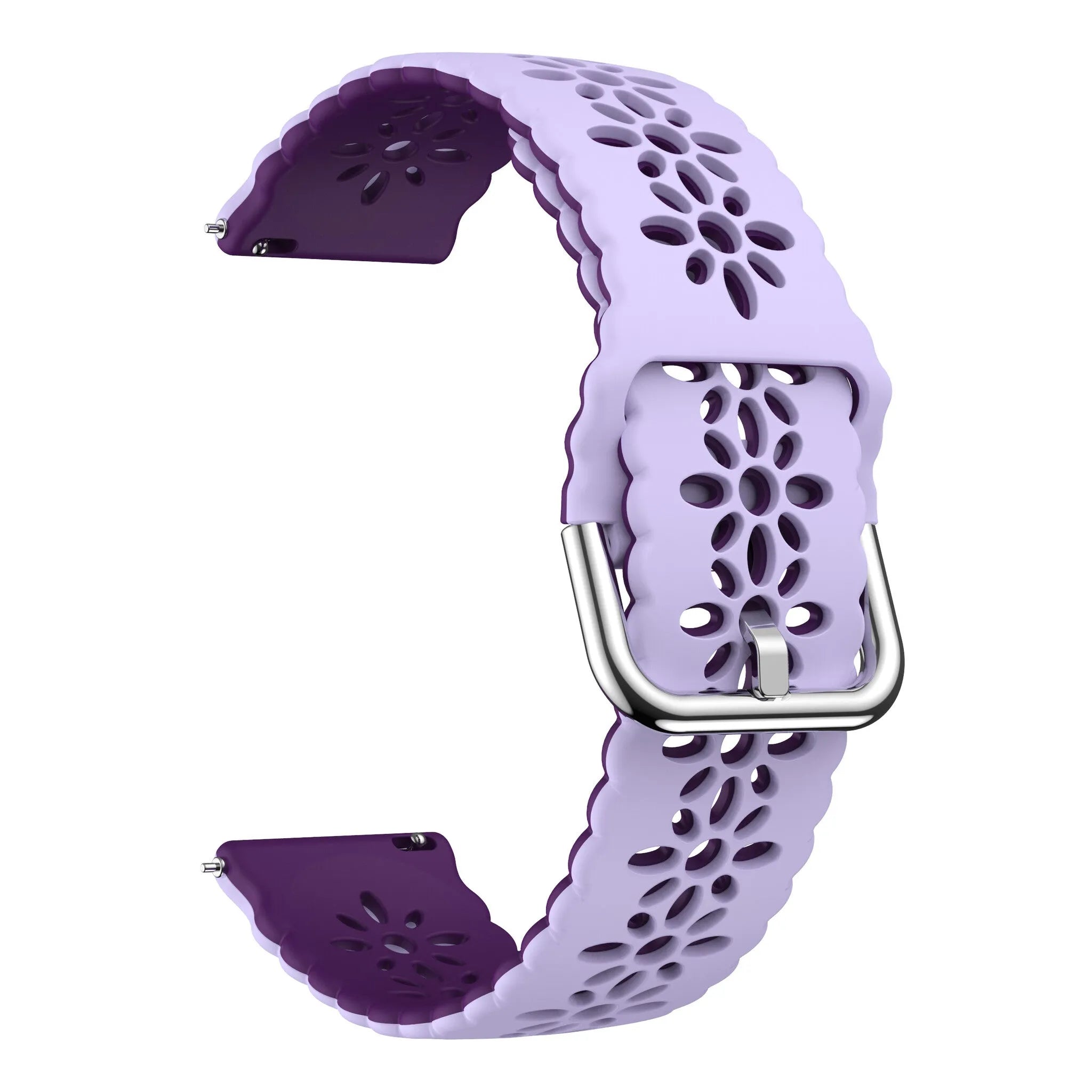 Amazfit GTS 4 Patterned Silicone Strap (Lilac/Purple)