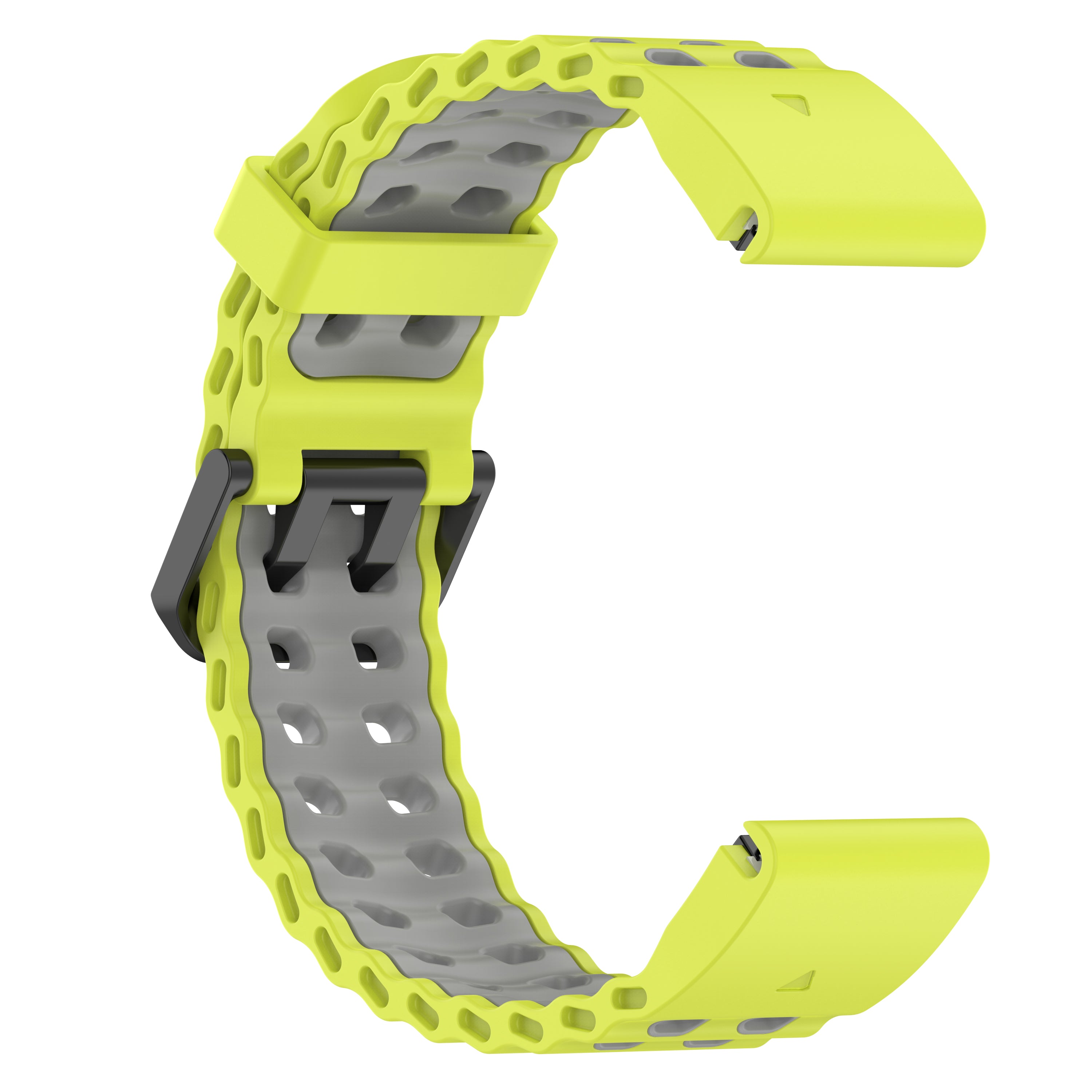 Garmin Tactix 7 Pro Wave Sport Strap (Lime/Dark Grey)