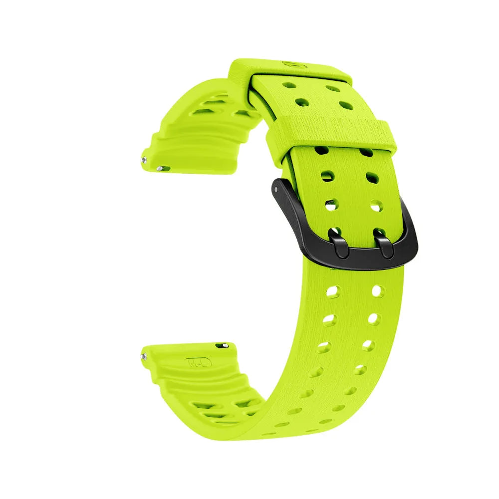 Polar Grit X2 Pro Silicone Grain Strap (Lime)