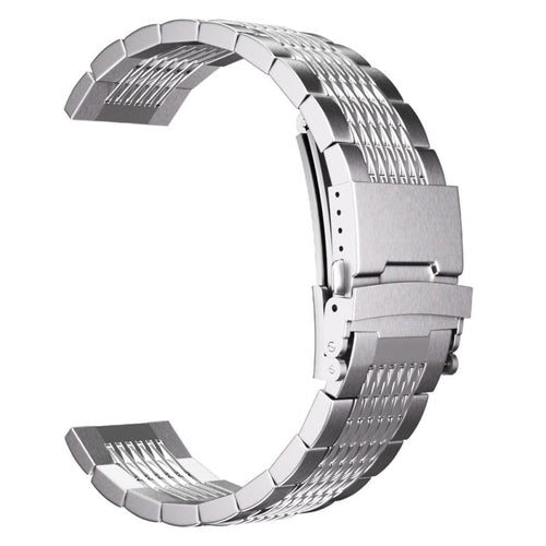 Correa acera de lujo en cadena Amazfit Bip 6 (plata)