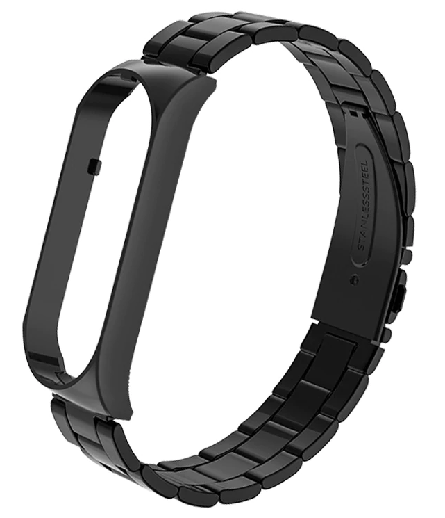 Correa acero Xiaomi Mi Band 6 (negra)