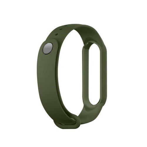 Silicone Strap, green, without a watch, 3/4 front view