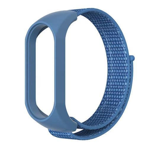 Nylon Strap, blue, without a watch, 3/4 front view
