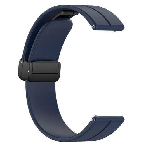 Withings ScanWatch 2 - 42mm D-Buckle Silicone Strap (Dark Blue)