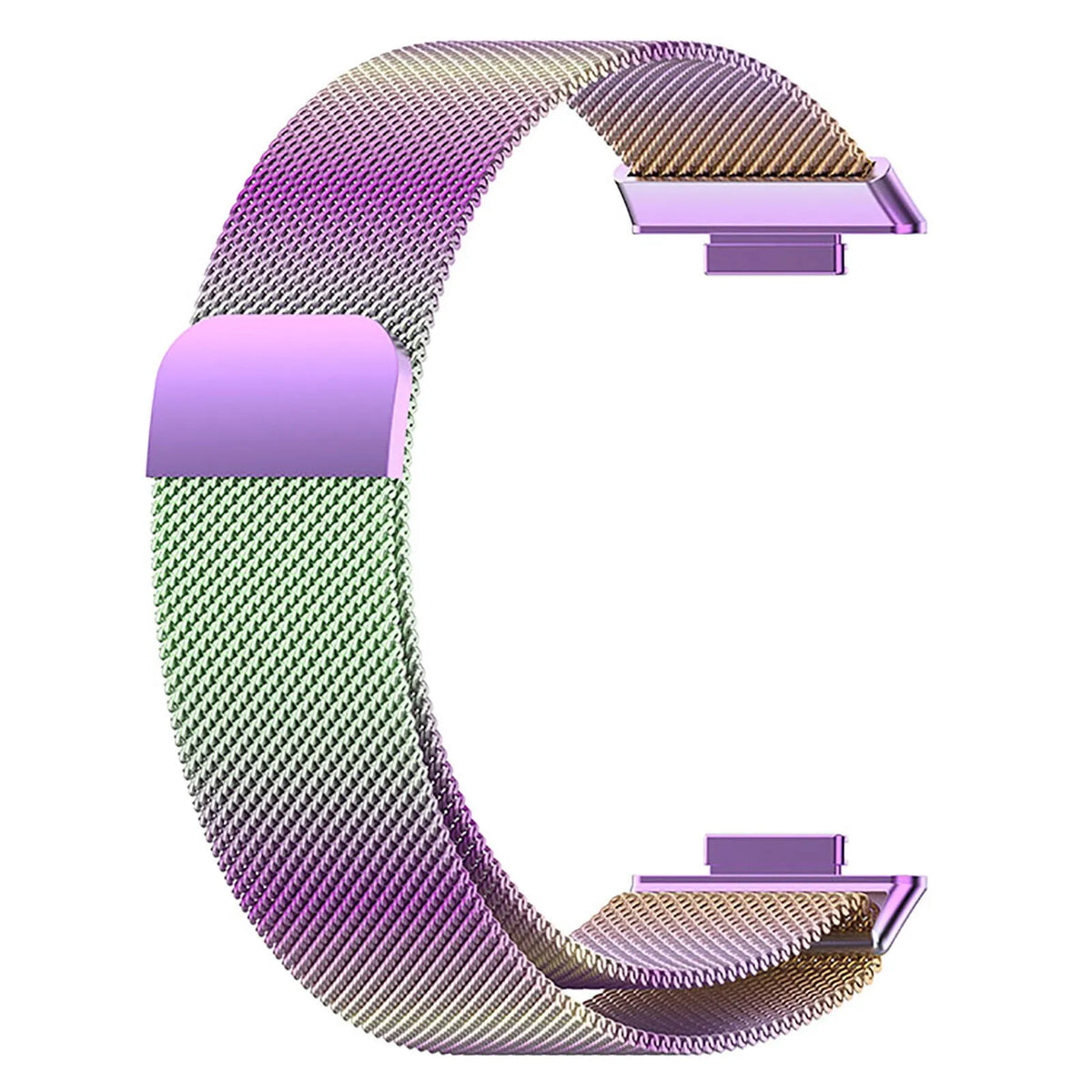 Milanese Strap, rainbow, without a watch, 3/4 front view