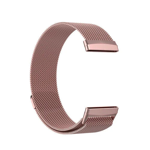 Milanese Strap, pink, without a watch, 3/4 front view