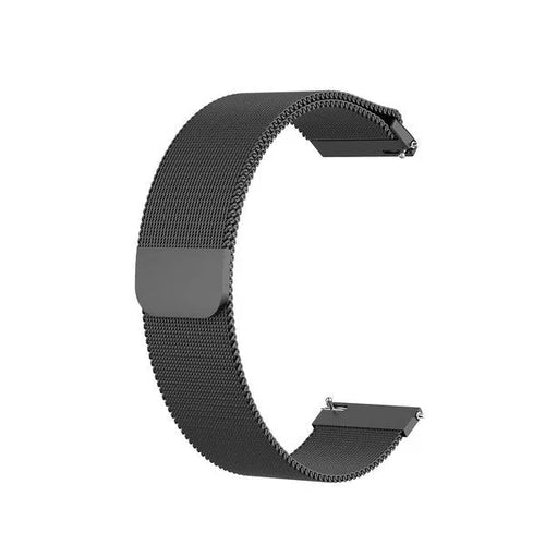 Correa milanesa Fossil Gen 4 Venture HR (negro)