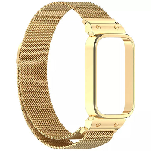 Correa milanesa Xiaomi Smart Band 9 Active (dorado)