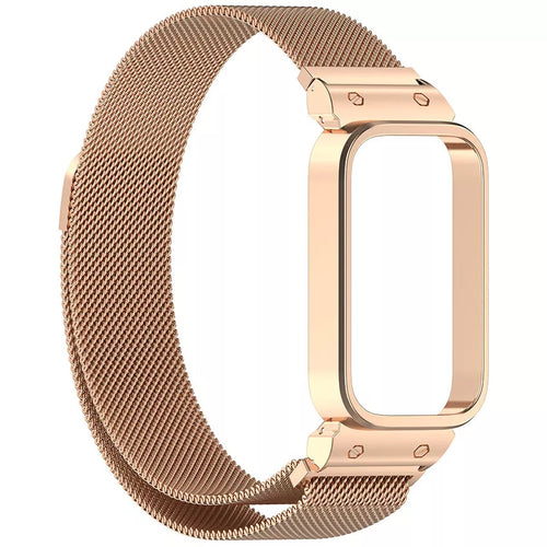 Correa milanesa Xiaomi Smart Band 9 Active (oro rosa)