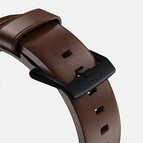 Nomad Correa cuero moderna Apple Watch (marrón/negro)