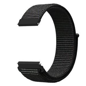 Nylon Strap, black, without a watch, 3/4 front view