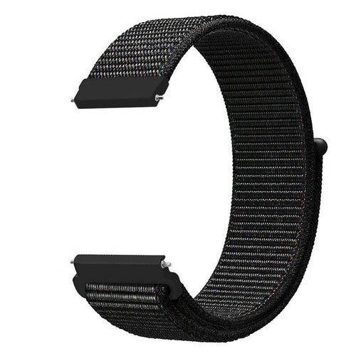 Nylon Strap, black, without a watch, 3/4 front view