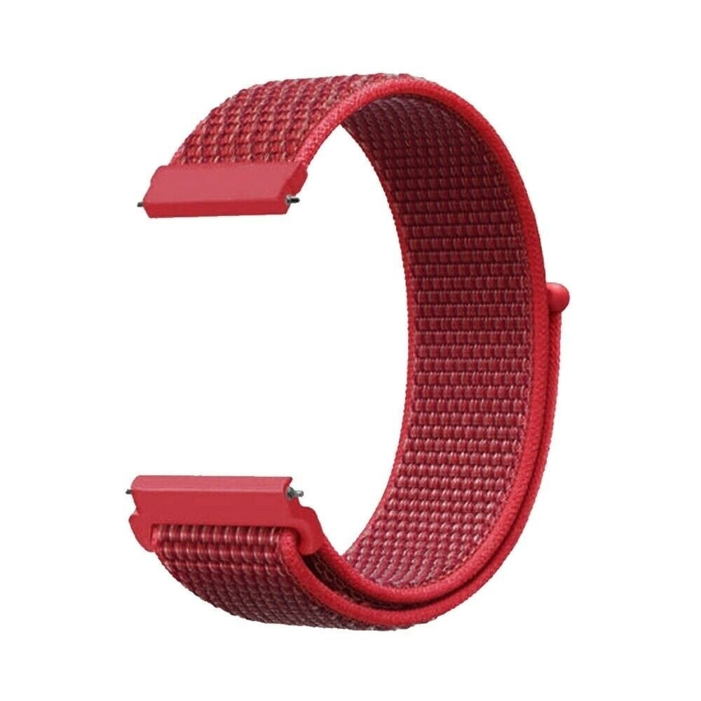Nylon Strap, red, without a watch, 3/4 front view