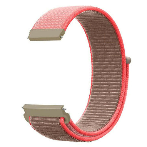 Correa nylon Amazfit GTR 4 (rosa neon)