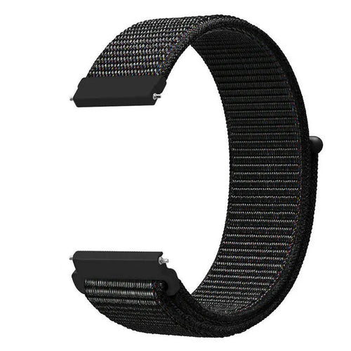 Nylon Strap, black, without a watch, 3/4 front view