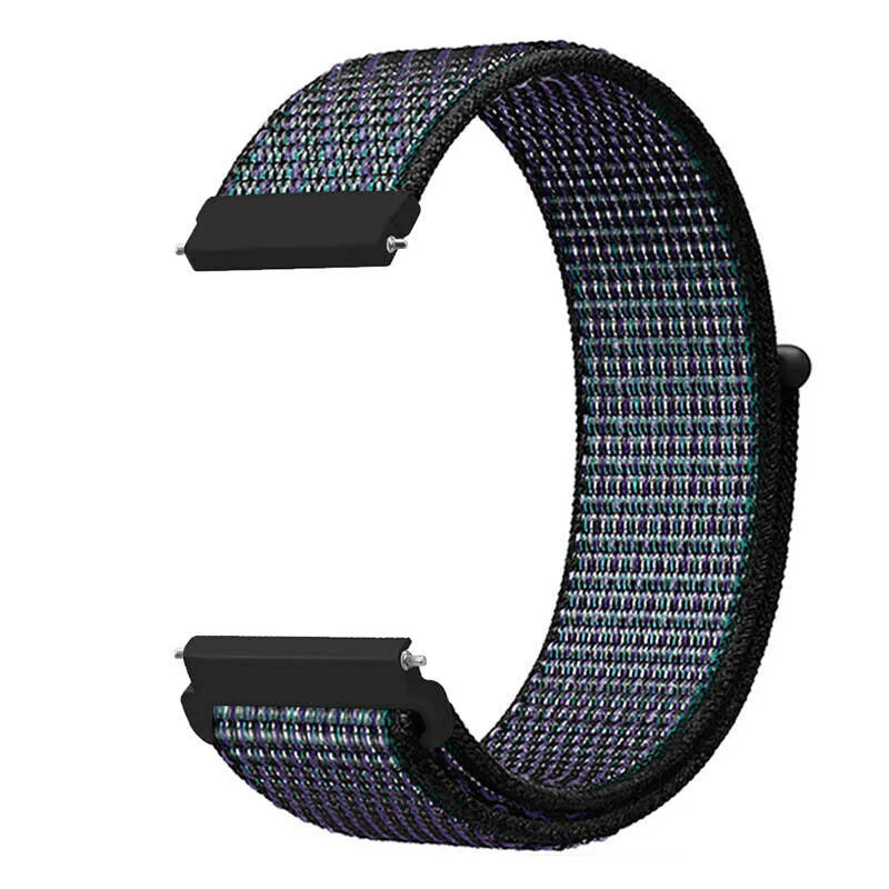 Polar Vantage V3 Nylon Strap (Black/Blue)