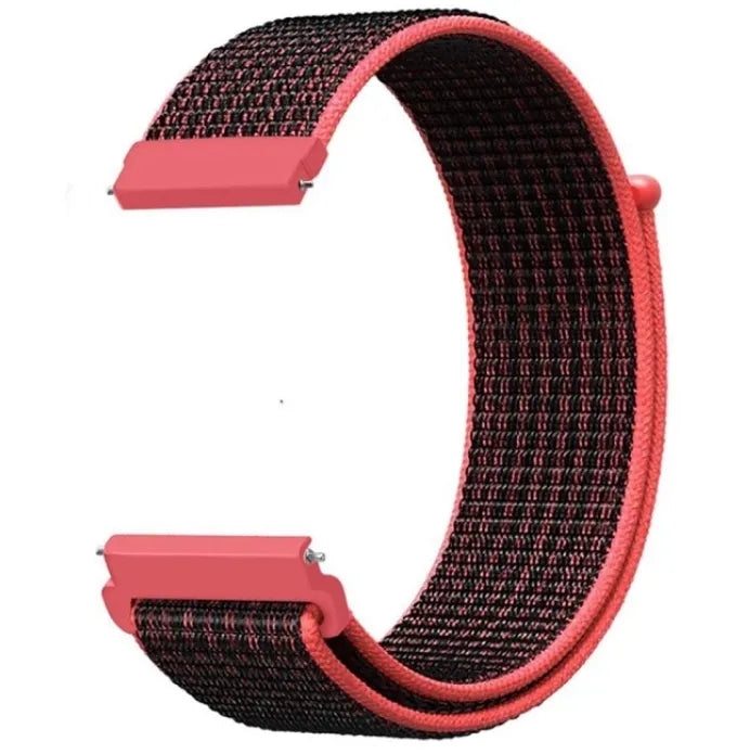 Coros Apex 42mm Nylon Strap (Black/Coral)