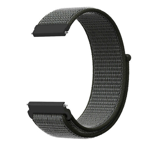 Withings ScanWatch Nova Nylon Strap (Green/Grey)