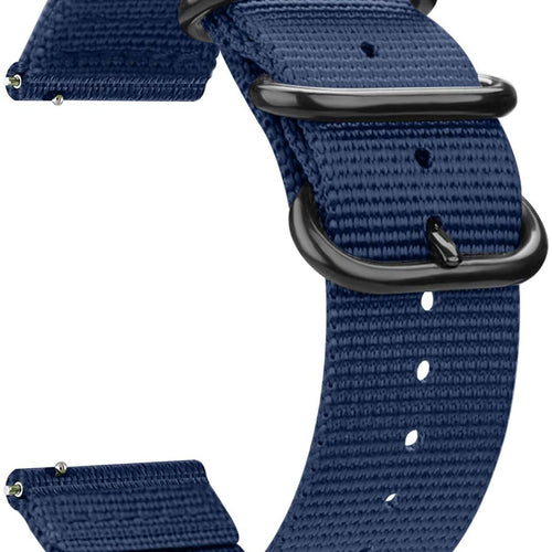 nylon gesp bandje blauw 2